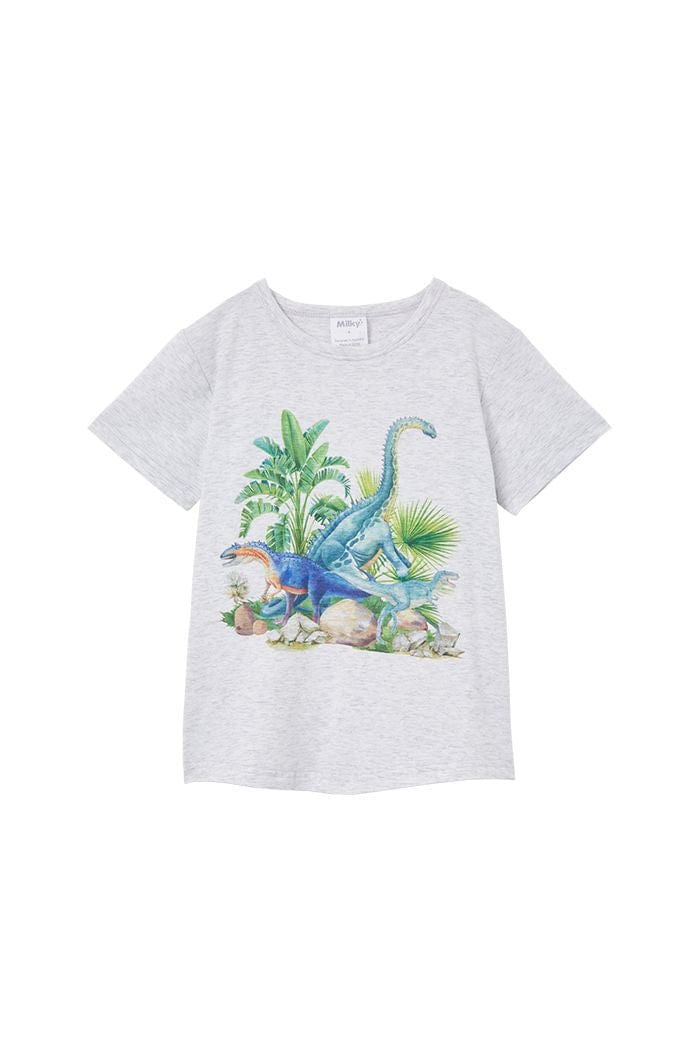 Milky Boys Tops Dinosaur Jungle Tee