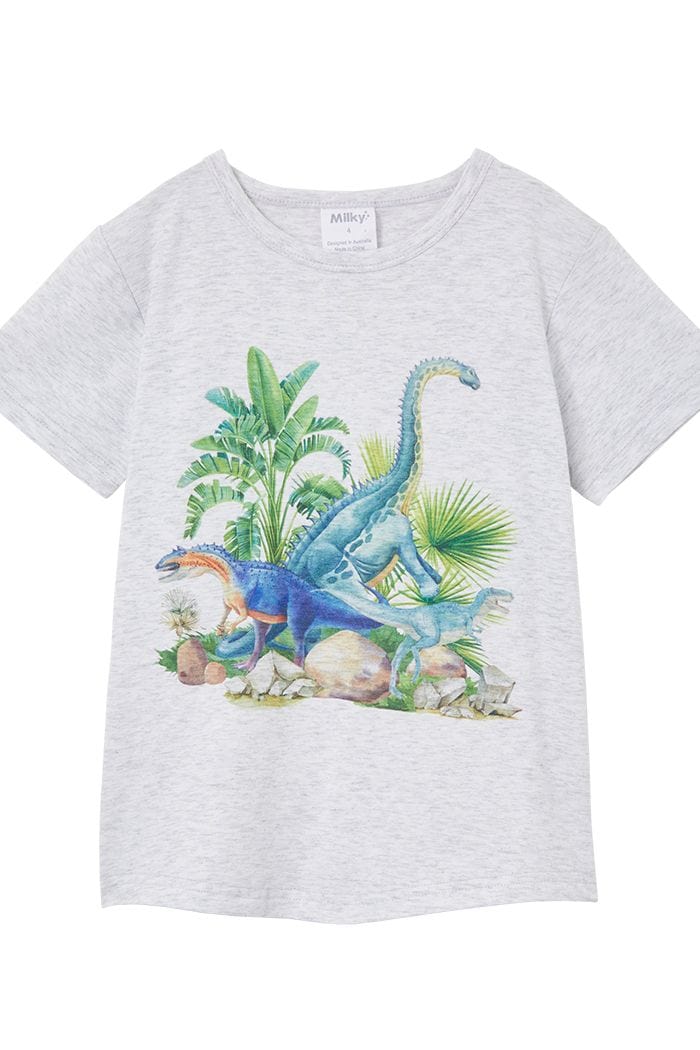 Milky Boys Tops Dinosaur Jungle Tee