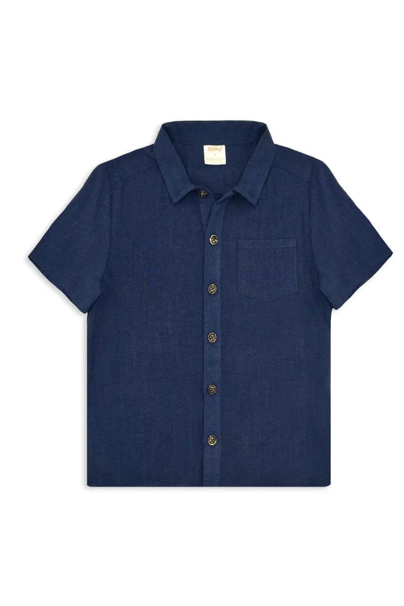 Milky Boys Tops Linen Shirt