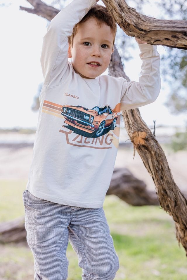 Milky Boys Tops Retro Racer Tee