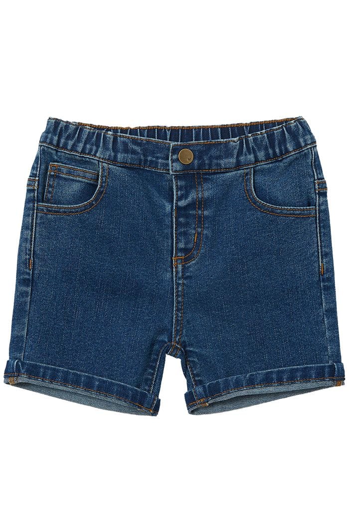Milky Boys Tops Stone Wash Denim Short