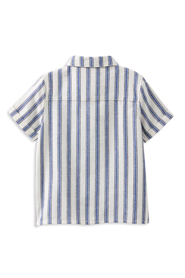 Milky Boys Tops Stripe Linen Shirt