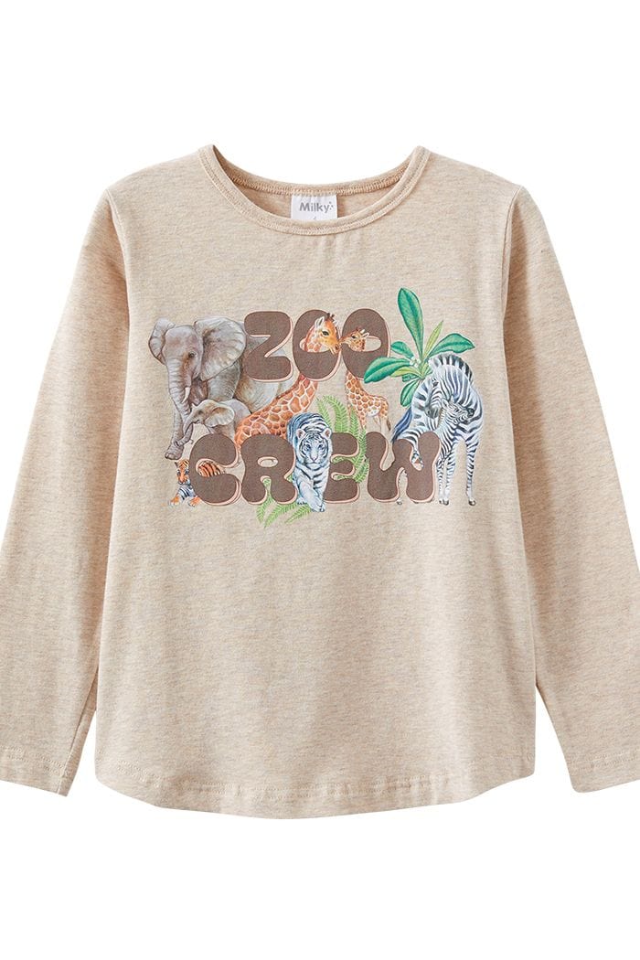 Milky Boys Tops Zoo Crew Tee