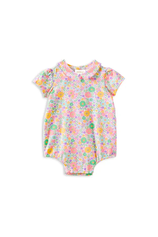 Milky Girls All In One Pastel Garden Playsuit