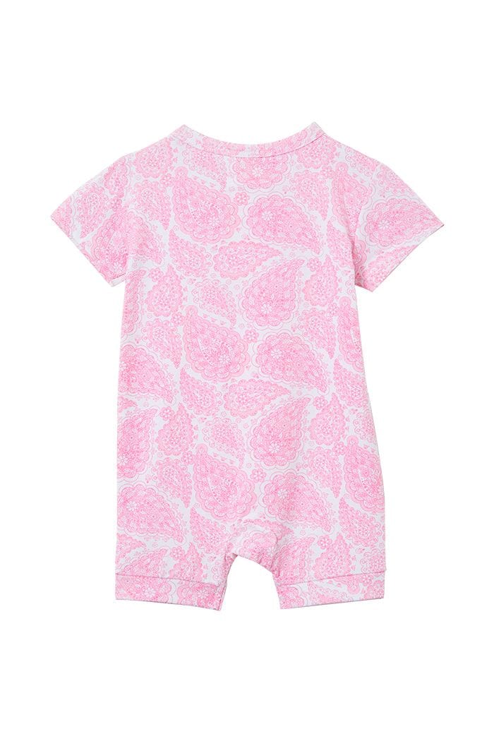 Milky Girls All In One Pink Paisley Romper