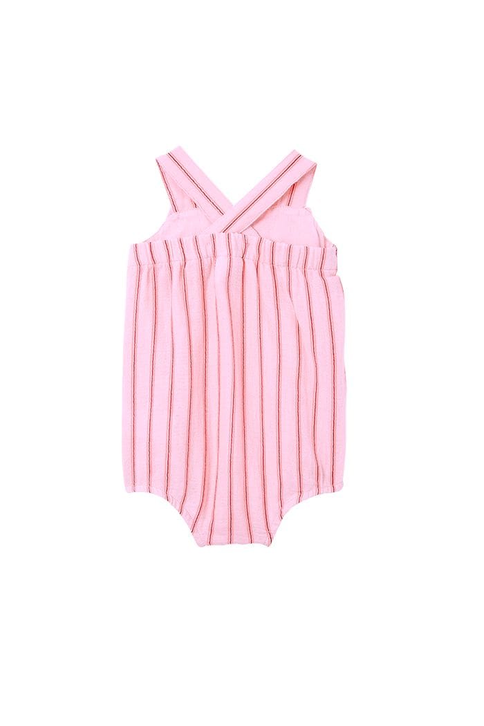 Milky Girls All In One Ruby Stripe Cotton Playsuit