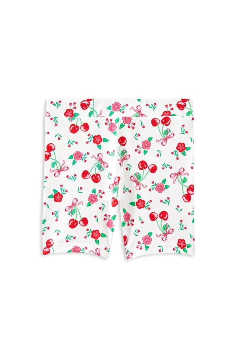Milky Girls Bottoms 3-6M Sweet Cherry Bike Short