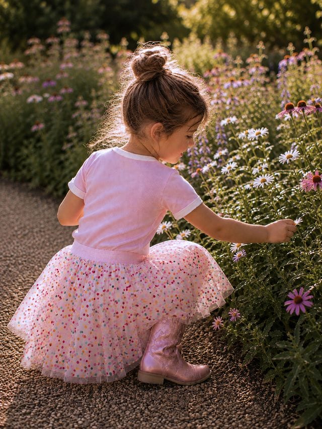 Milky Girls Bottoms 3Y Confetti Tutu Skirt
