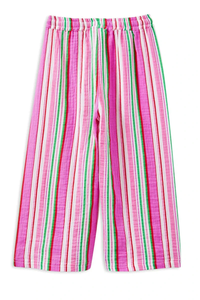 Milky Girls Bottoms Crinkle Stripe Pant