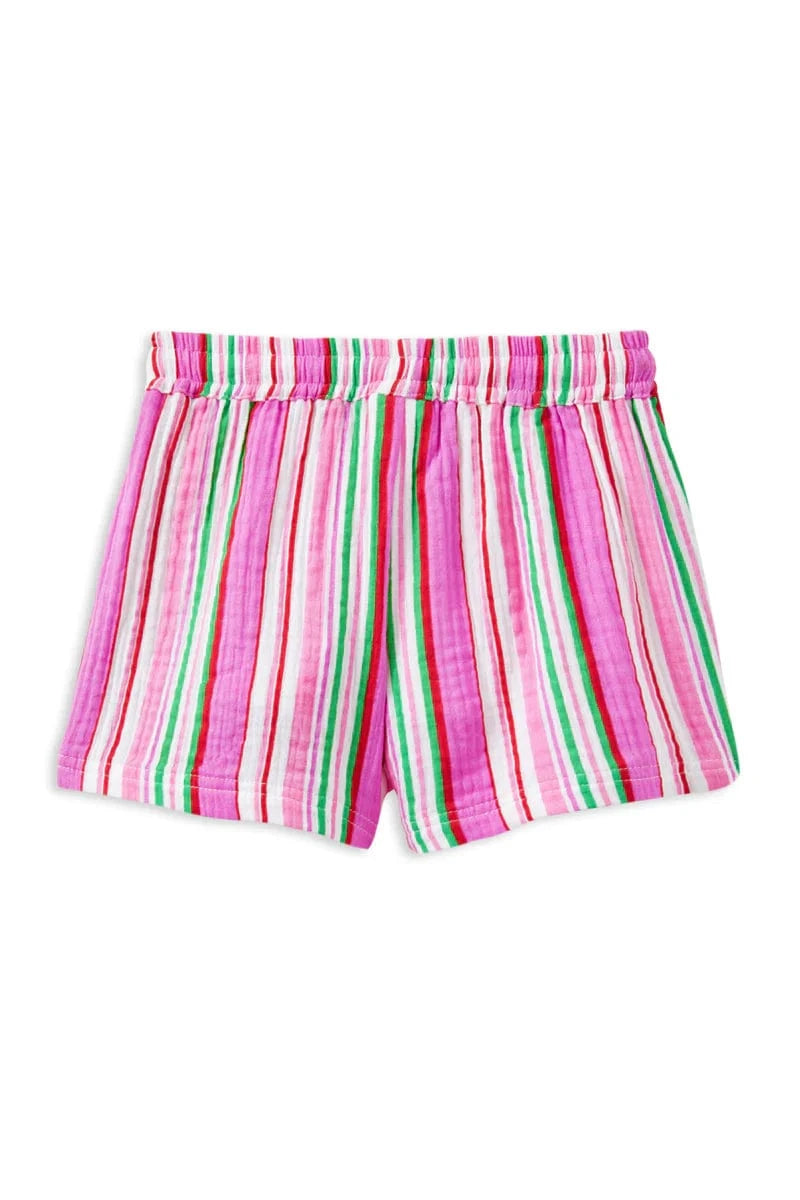 Milky Girls Bottoms Crinkle Stripe Short