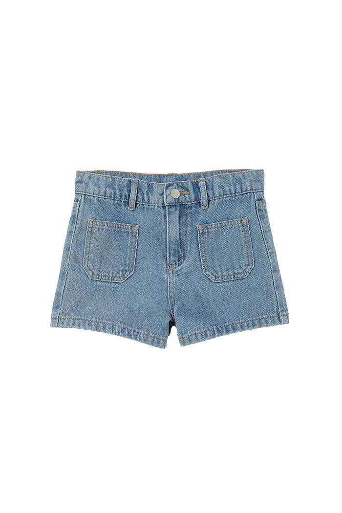 Milky Girls Bottoms Utility Denim Short