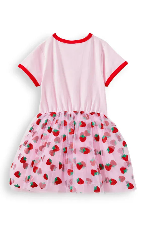 Milky Girls Dress Berry Tutu Dress