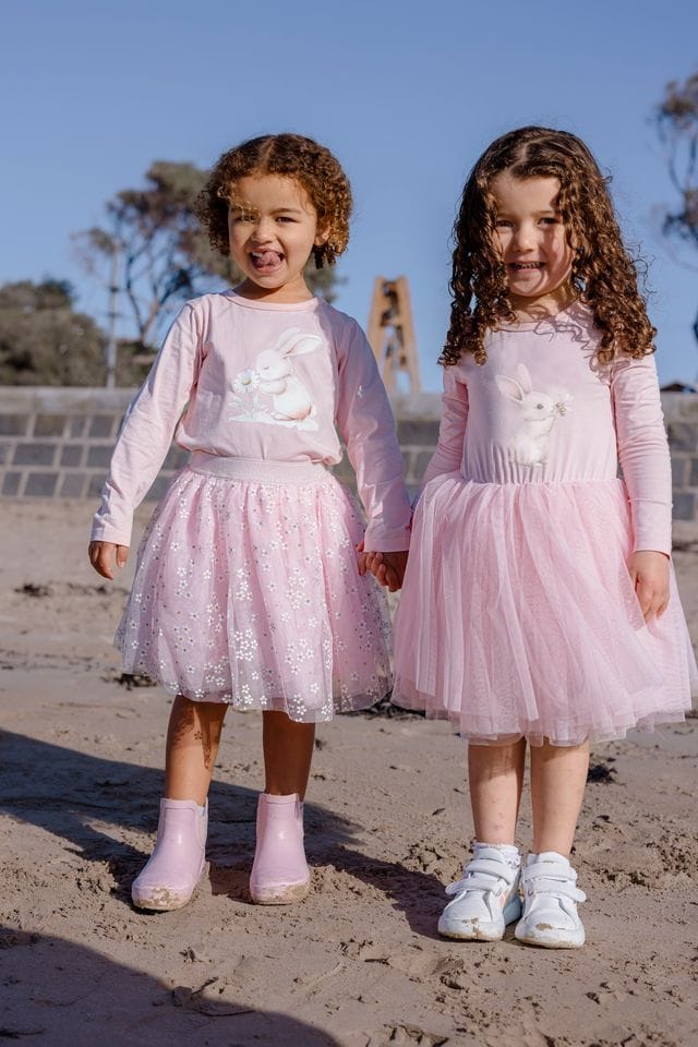 Milky Girls Dress Bunny Kisses Tutu Dress