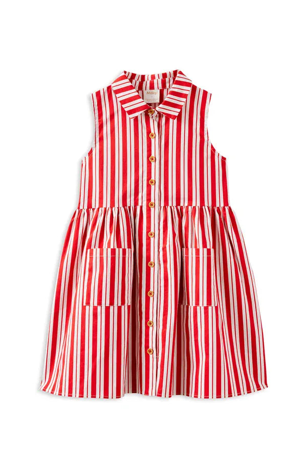 Milky Girls Dress Candy Cane Stripe Dress