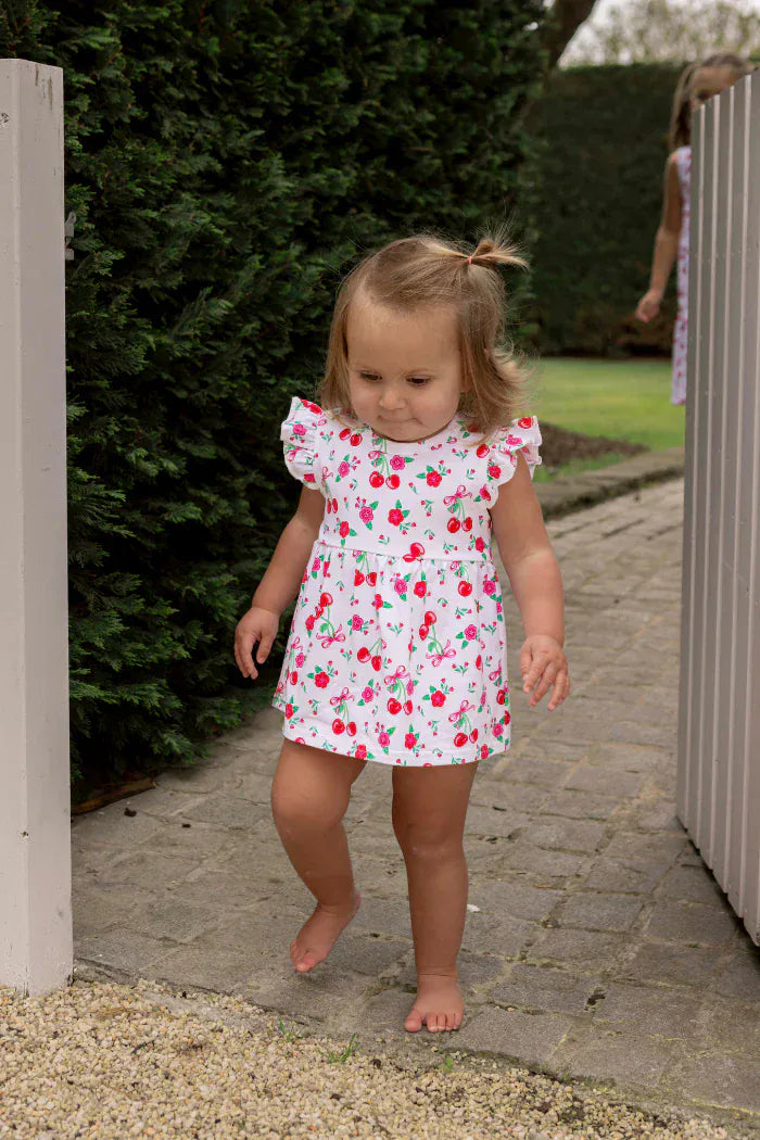 Milky Girls Dress Sweet Cherry Baby Dress