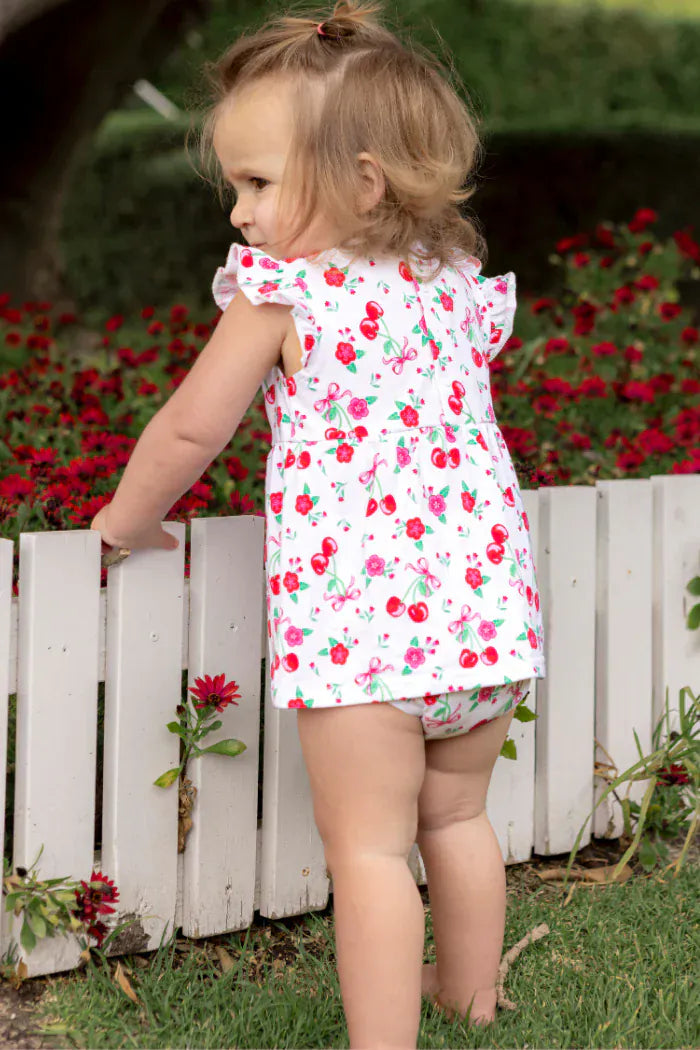 Milky Girls Dress Sweet Cherry Baby Dress