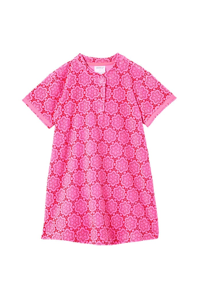 Milky Girls Dress Terry Towelling Dress