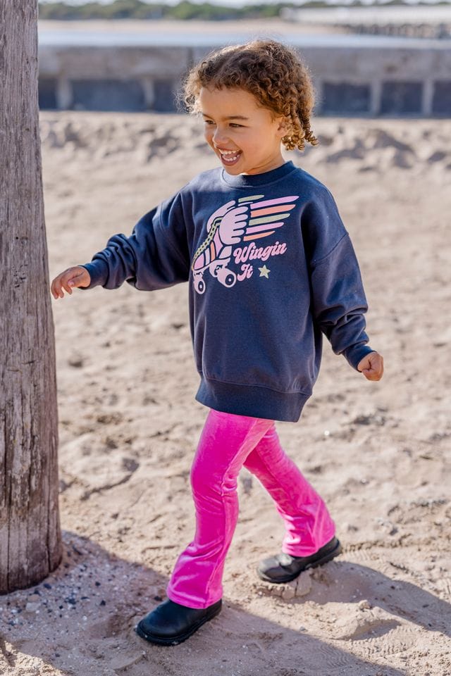 Milky Girls Jumper Wingin It Sweat