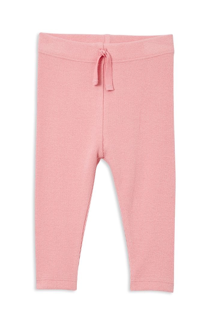 Milky Girls Pants Rose Rib Baby Pant