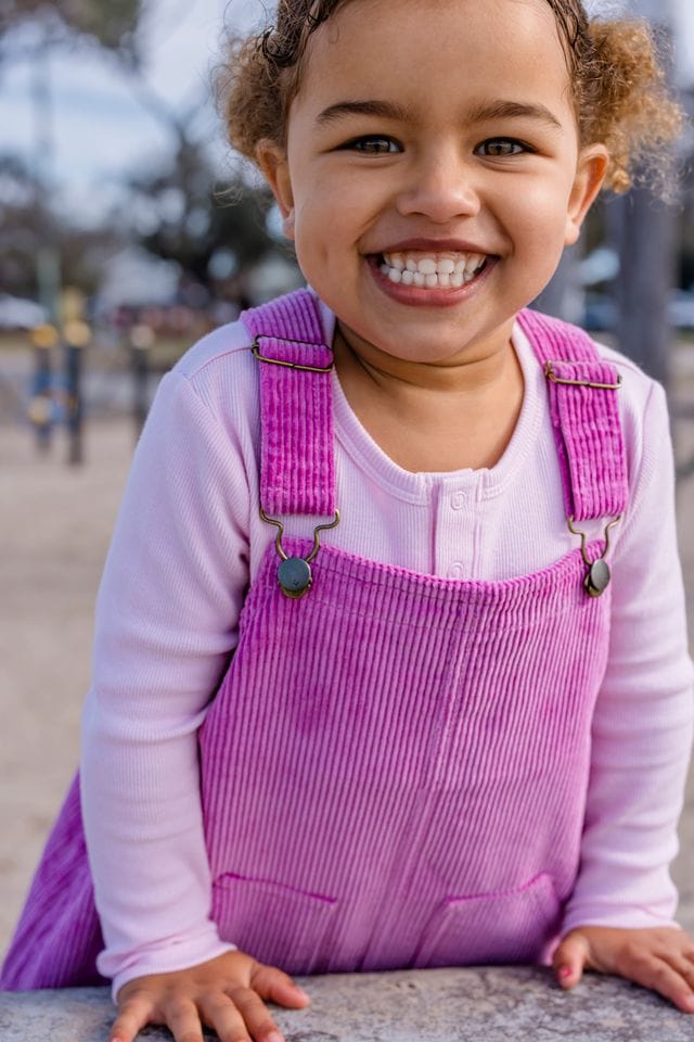 Milky Girls Top Marshmellow Henley