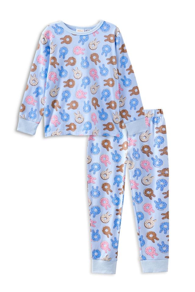 Milky Unisex Sleepware 2Y Donut Bunny PJs