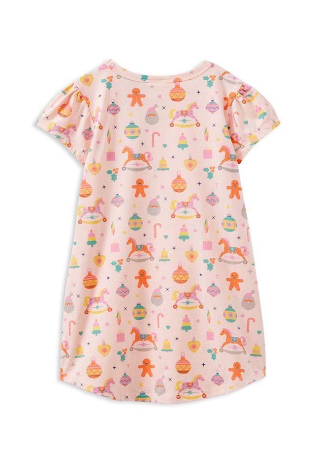 Milky Unisex Sleepware Candy Cane Nightie