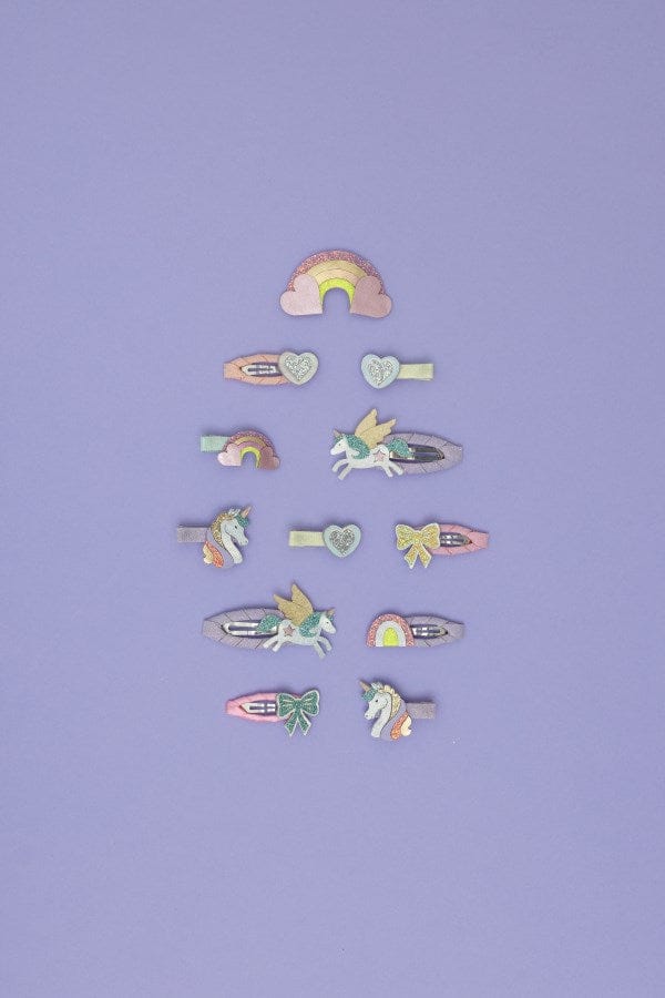 Mimi & Lula Accessory Hair Dreamy Unicorn Mini Clips