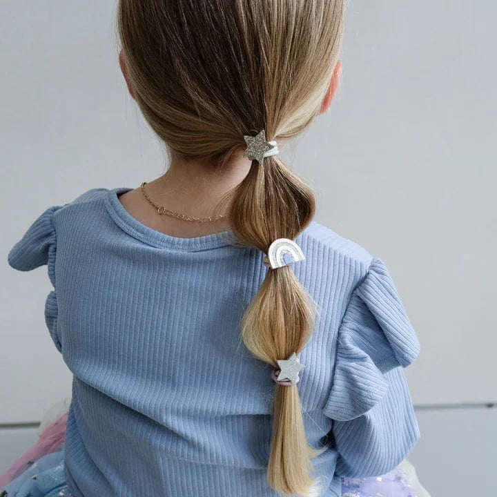 Mimi & Lula Accessory Hair Rainbow & Star Ponies