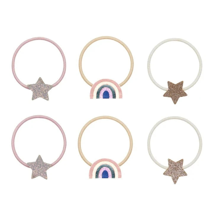 Mimi & Lula Accessory Hair Rainbow & Star Ponies