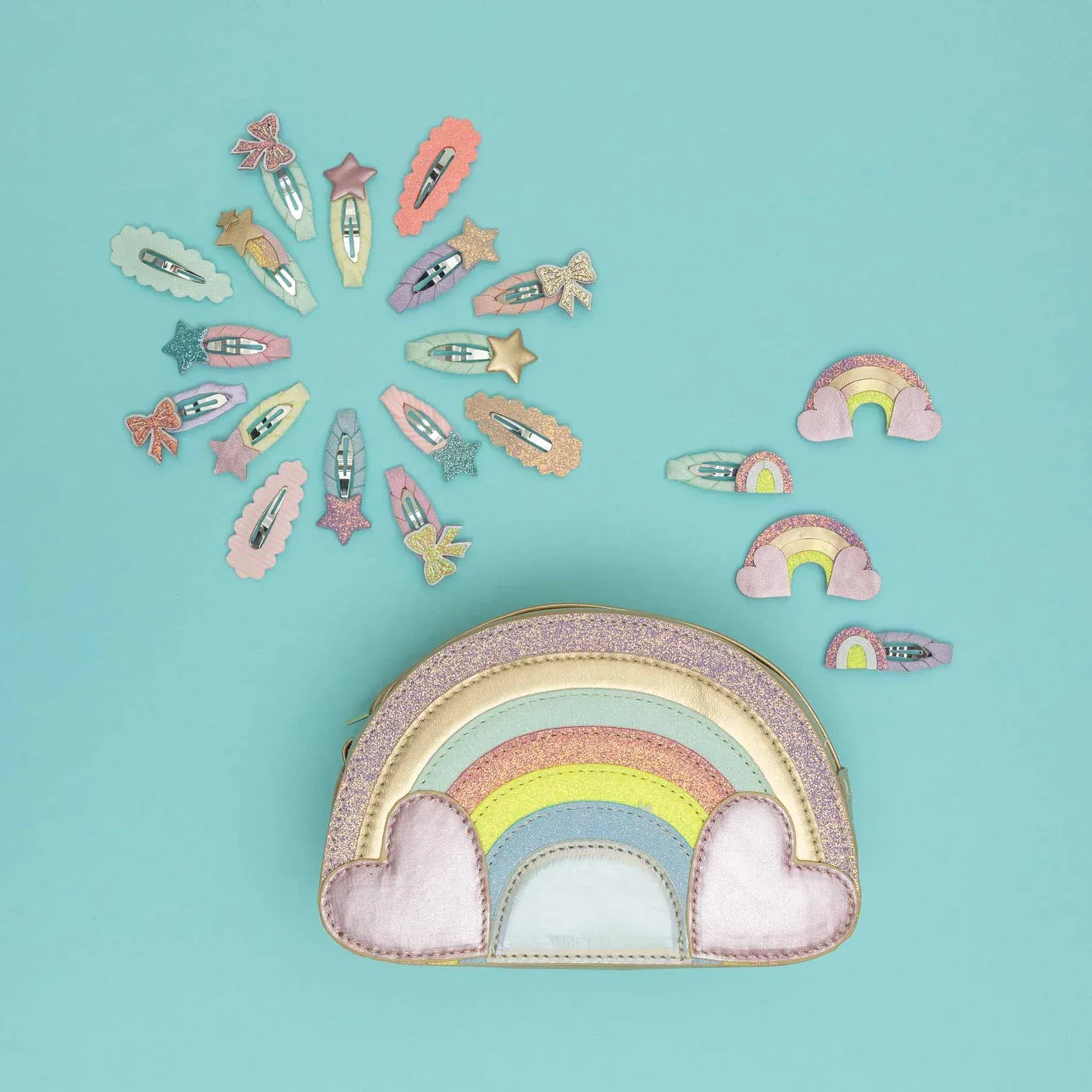 Mimi & Lula Accessory Hair Scalloped Edge Mini Clic Clacs