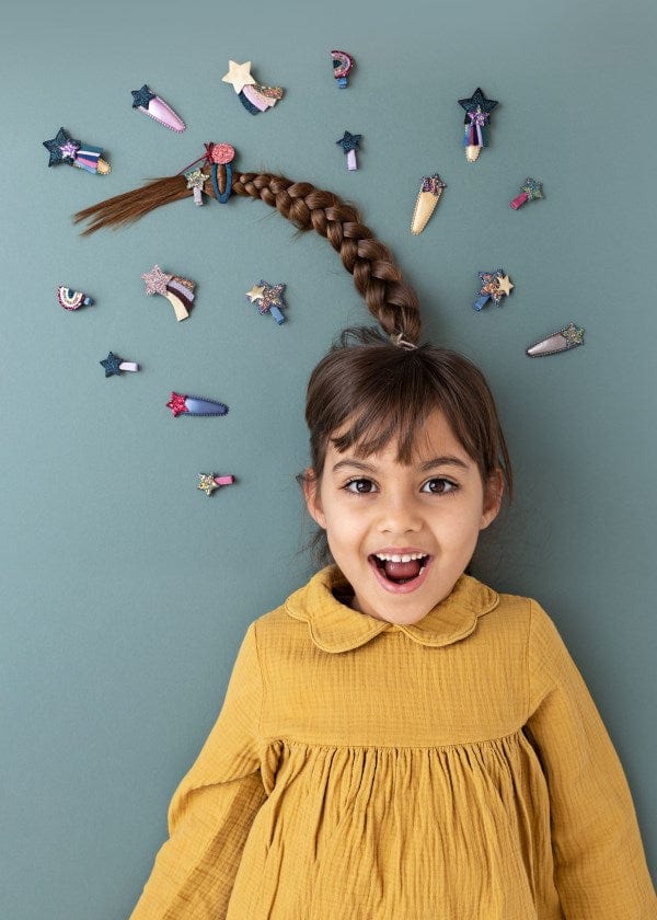Mimi & Lula Accessory Hair Wish Upon Star Clips - Hooray
