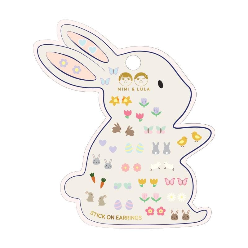Mimi & Lula Girls Accessory Easter Stick On Earrings