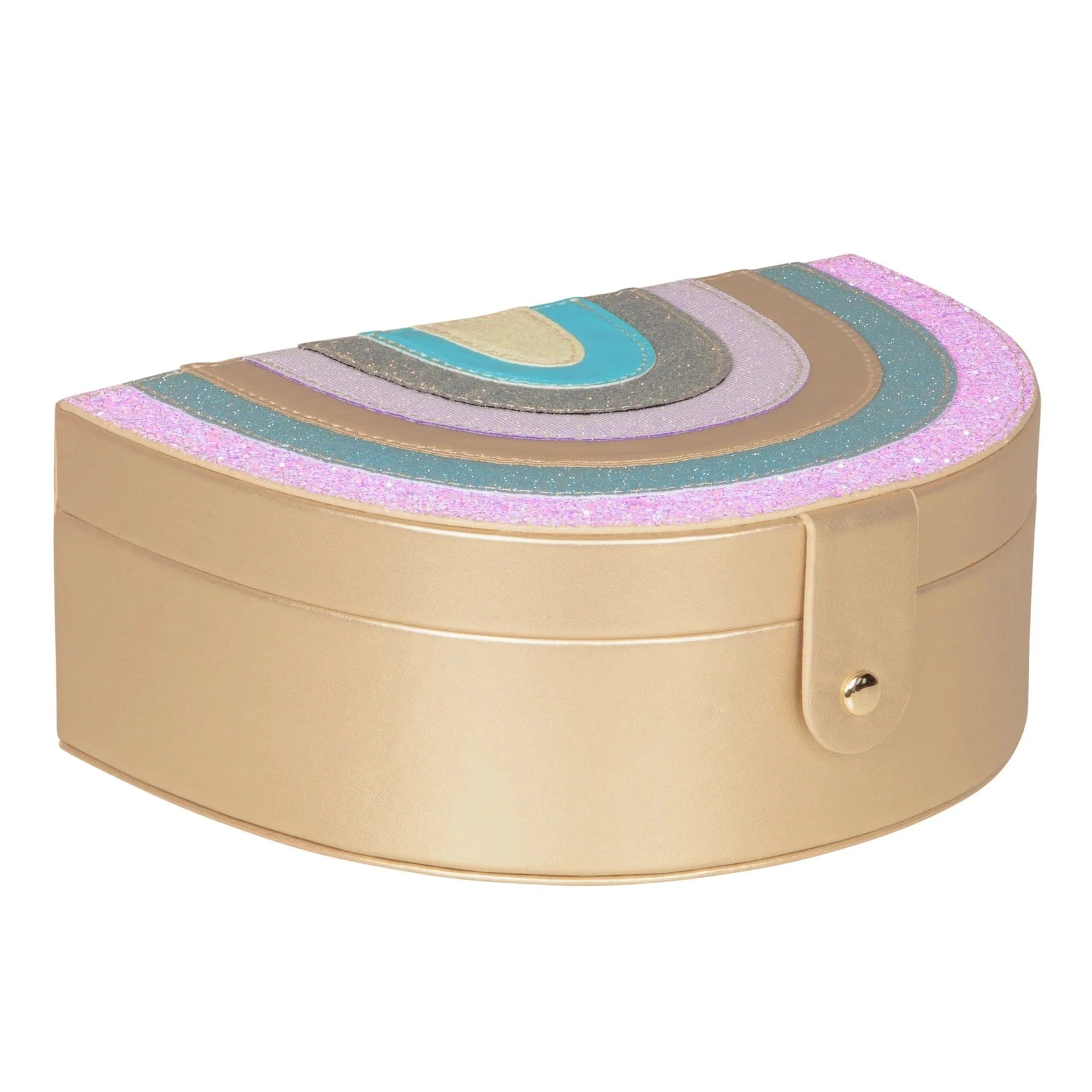 Mimi & Lula Girls Accessory Rainbow Jewellery Box - Bright Multi