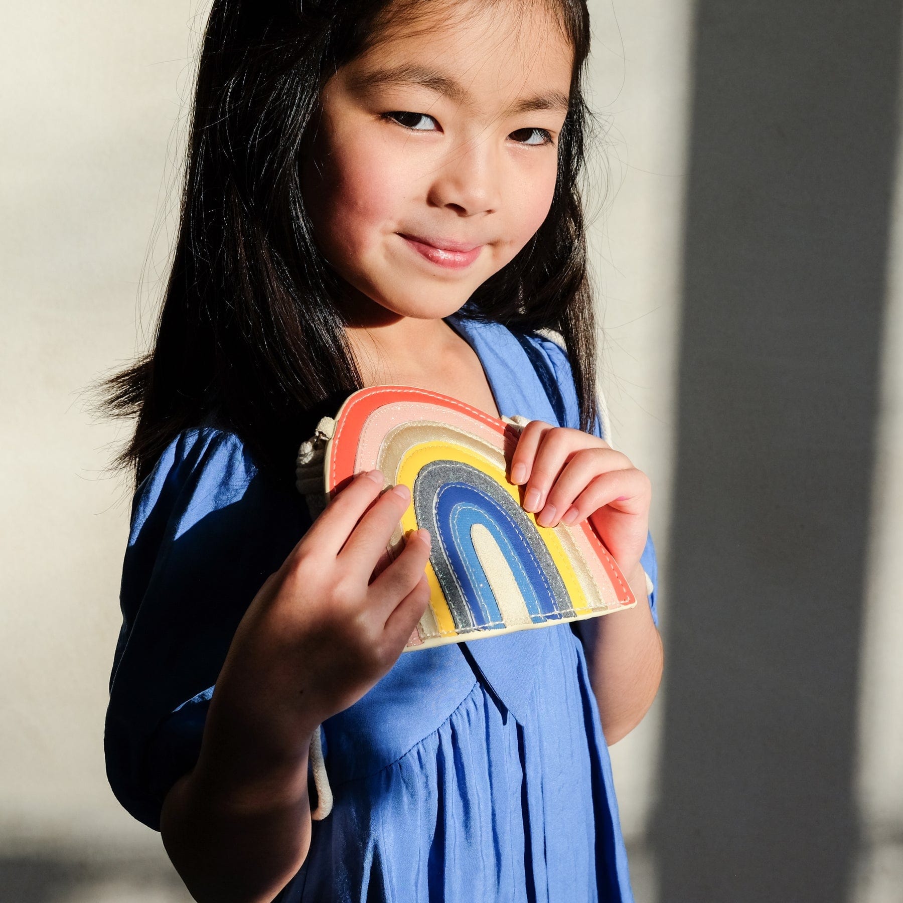 Mimi & Lula Girls Accessory Retro Rainbow Bag