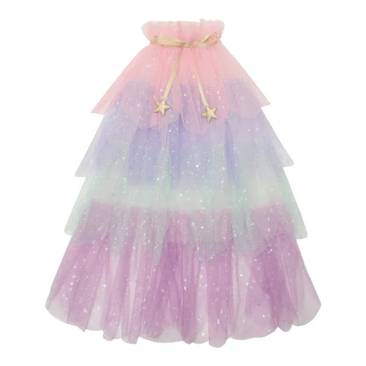 Mimi & Lula Girls Accessory Scallop Pastel Cape