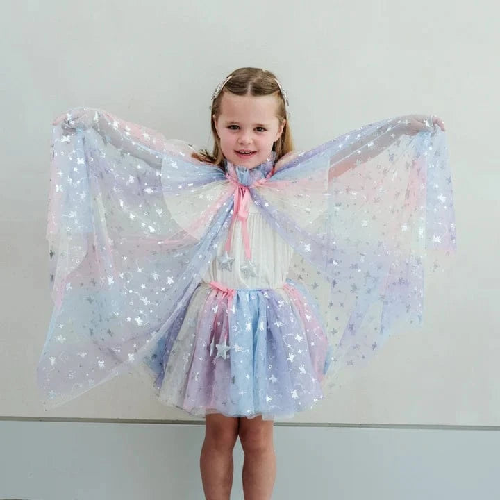 Mimi & Lula Girls Accessory Unicorn Ombre Cape