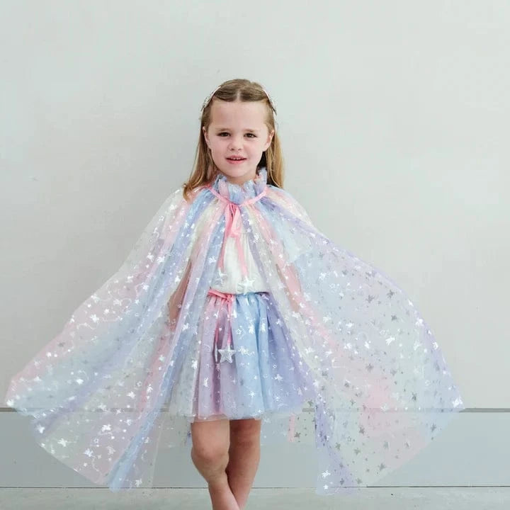 Mimi & Lula Girls Accessory Unicorn Ombre Cape