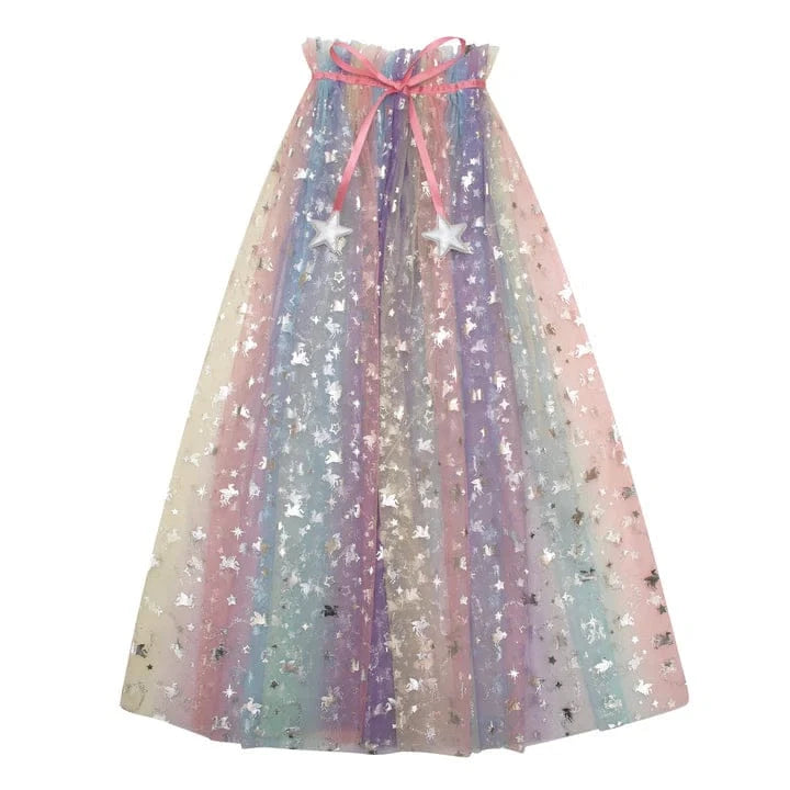 Mimi & Lula Girls Accessory Unicorn Ombre Cape