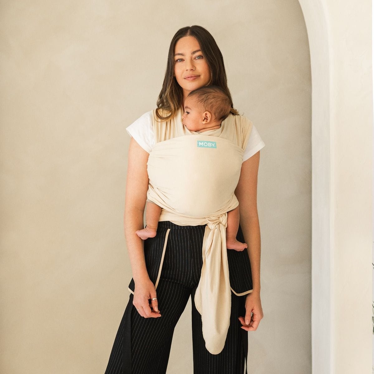Moby Accessory Carriers Classic Wrap Baby Carrier - Sand Dollar
