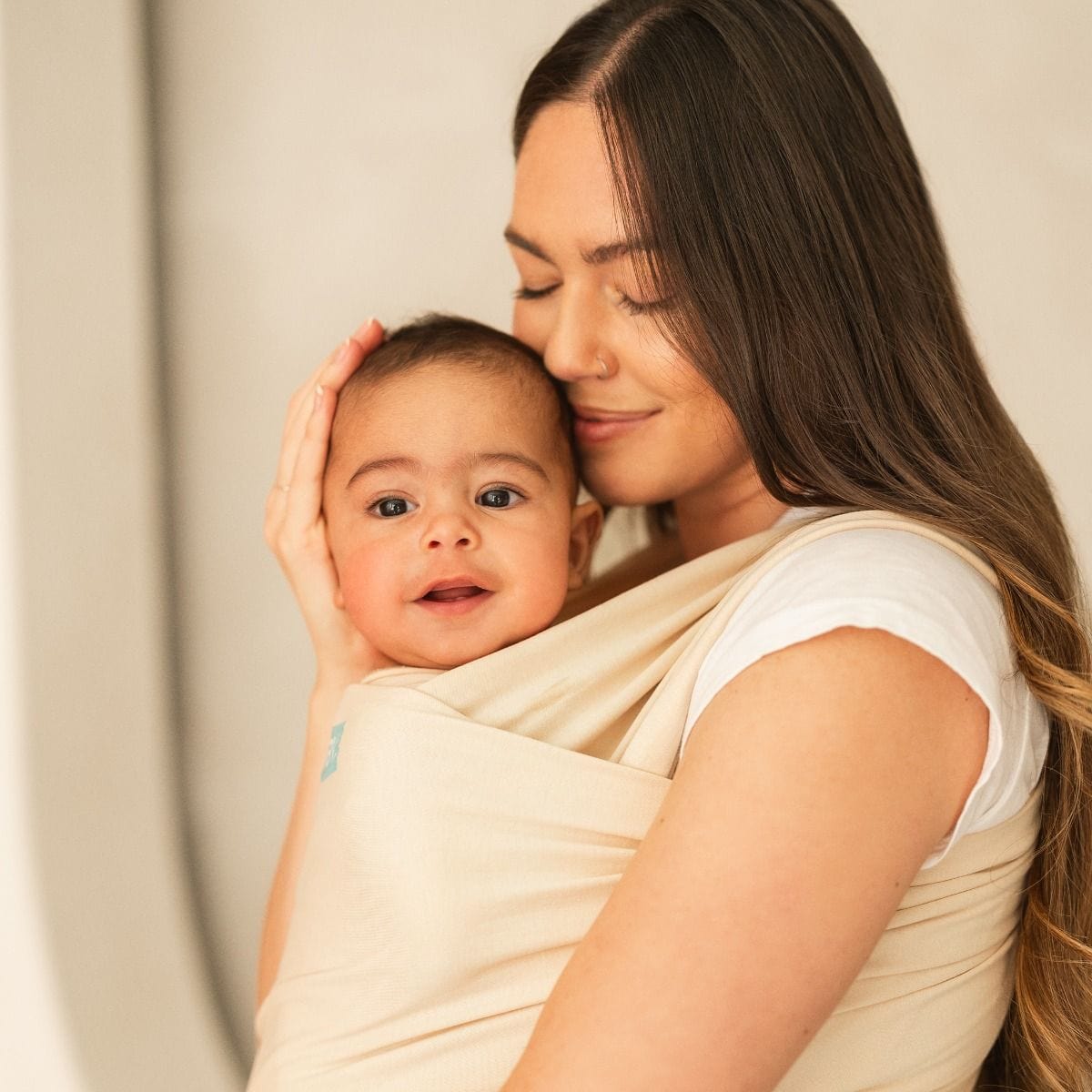 Moby Accessory Carriers Classic Wrap Baby Carrier - Sand Dollar