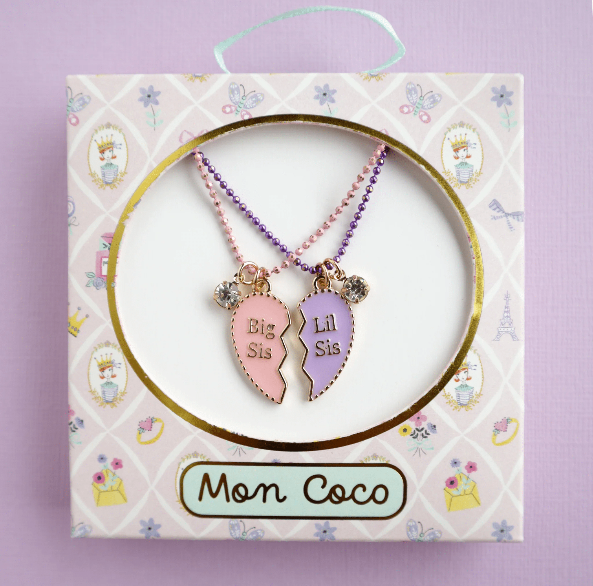Mon Coco Girls Accessory Sisters Necklace Set