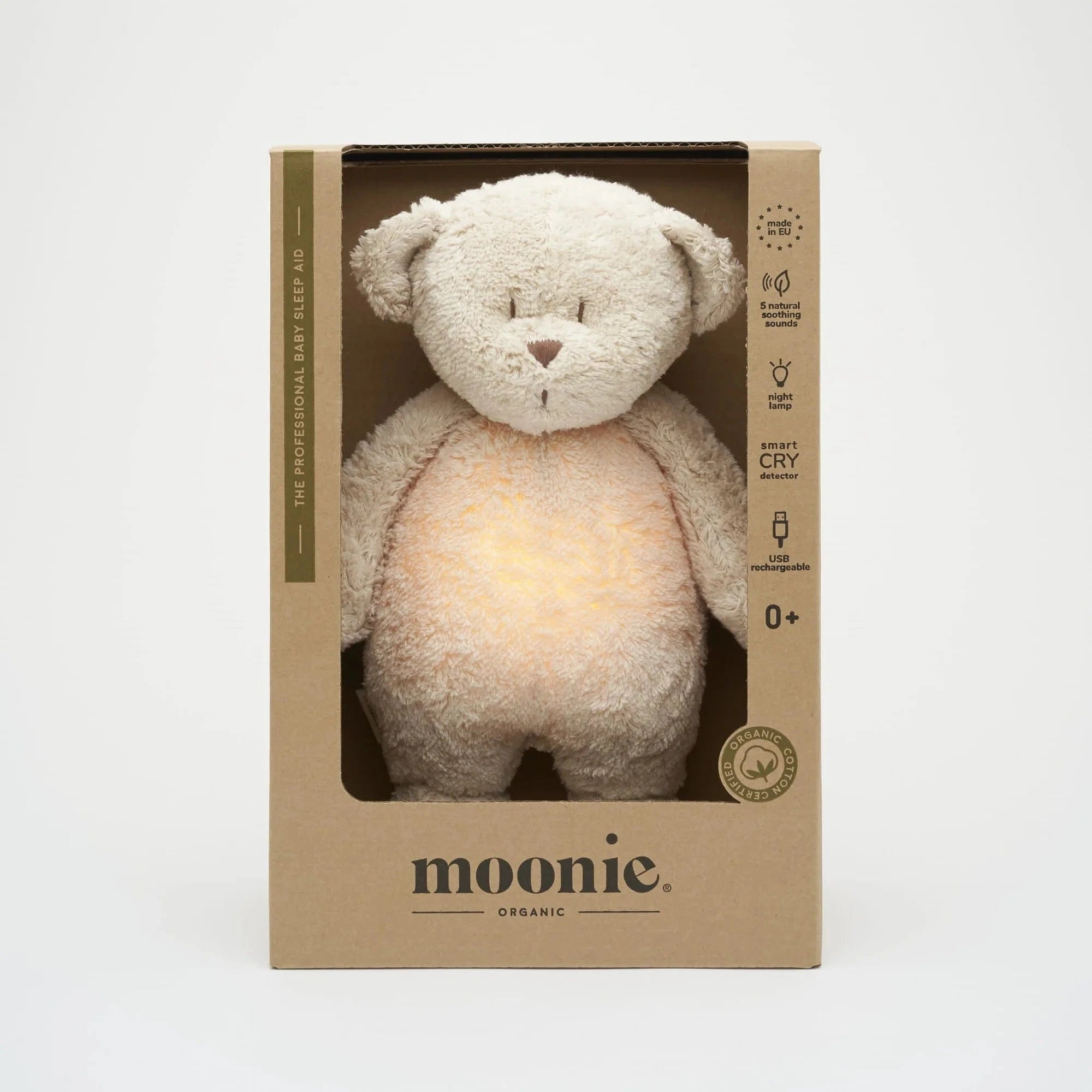 Moonie Baby Accessory Organic Humming Bear - Sand