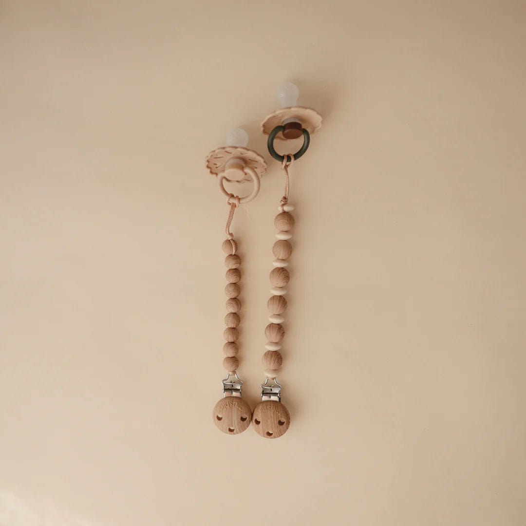 Mushie Baby Accessory Mushie Luna Pacifier Clip