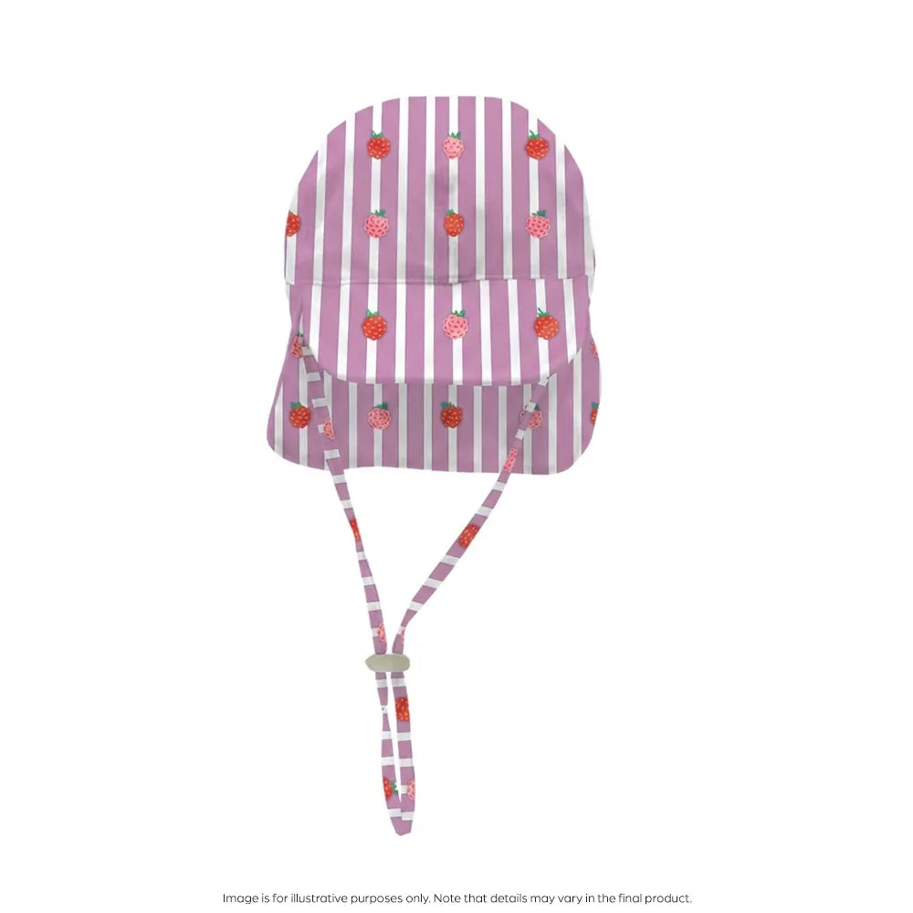 Nestling Accessories Hats Legionnaires Hat - Striped Raspberries