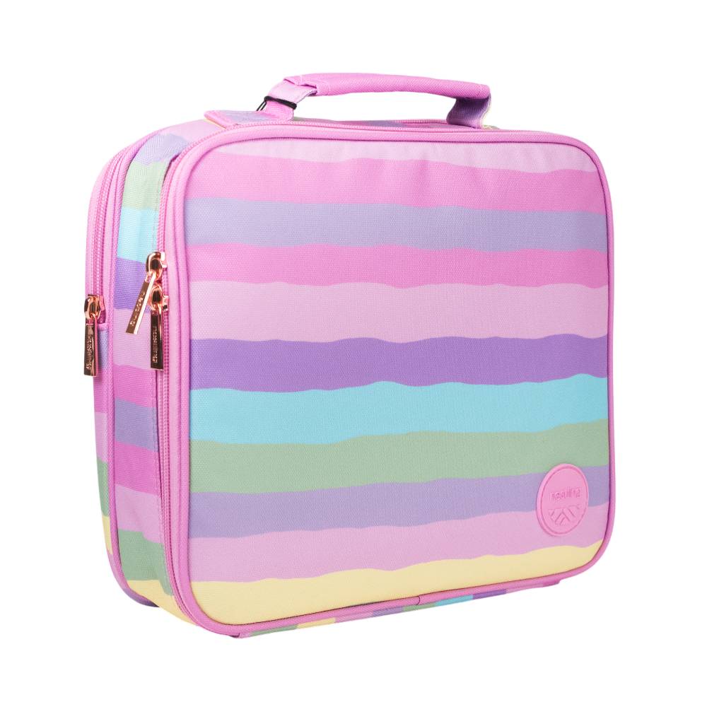 Nestling Accessory Feeding Insulated Lunch Bag - Sorbet Stripe