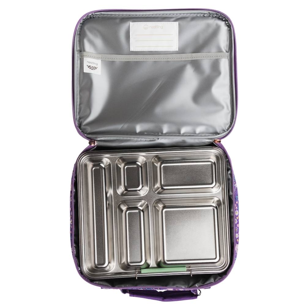 Nestling Accessory Feeding Insulated Lunch Bag - Unicorns