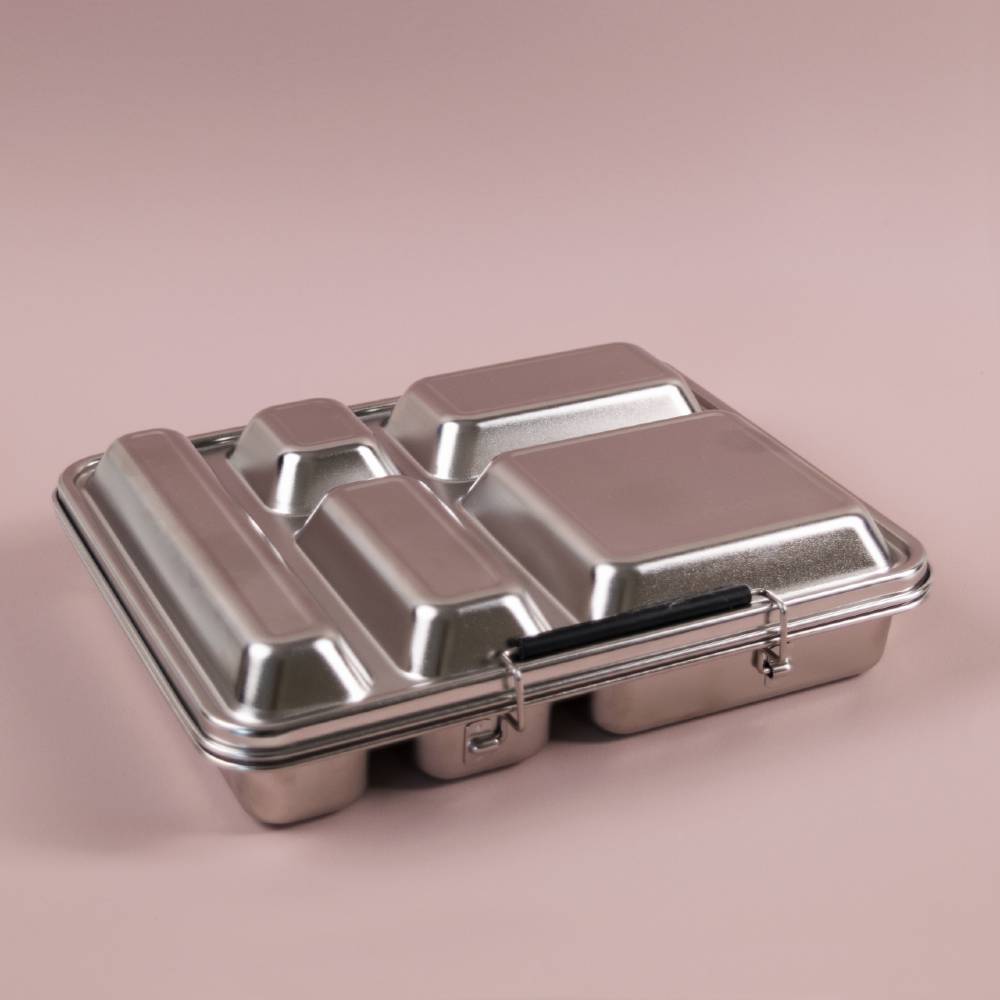 Nestling Accessory Feeding Nestling Stainless Steel Jumbo Bento Box