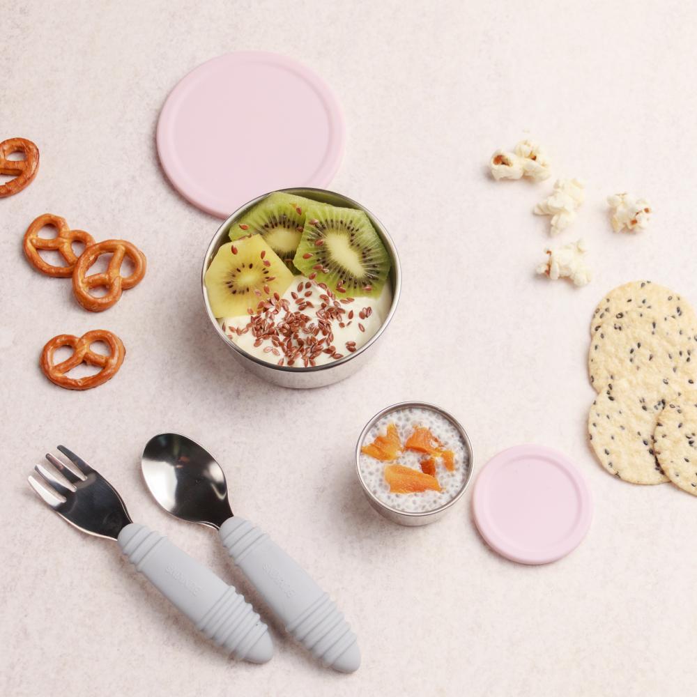 Nestling Accessory Feeding Stainless Steel Lunchbox Dipper Set