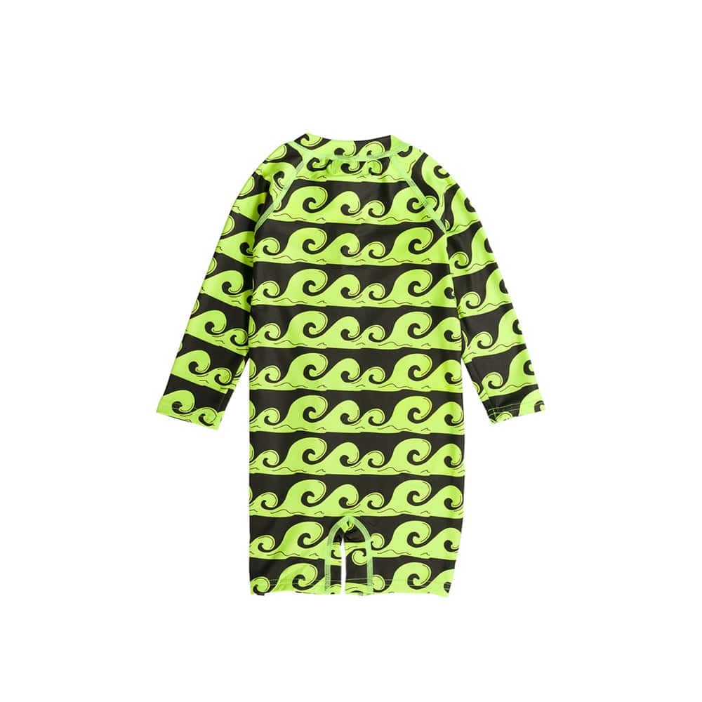 Nestling Boys Swimwear Brushed Shortie Swimmer - Green Waves