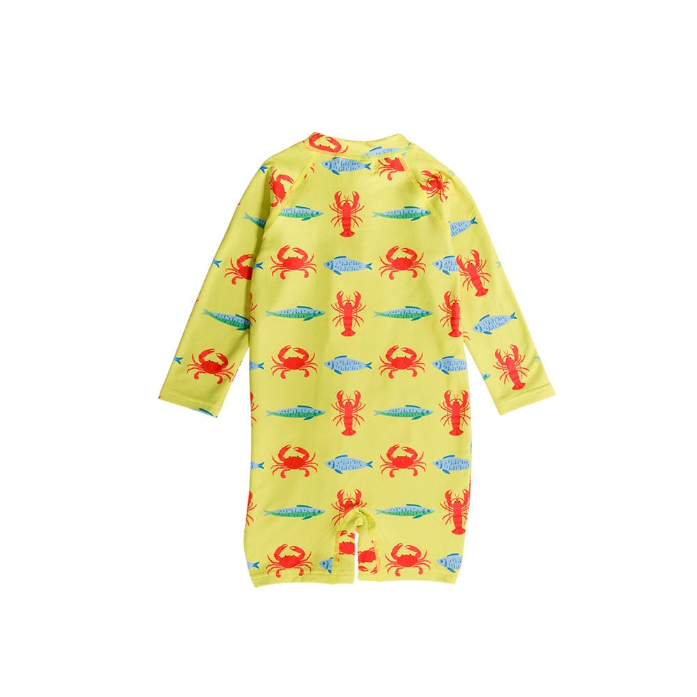 Nestling Boys Swimwear Nestling Brushed Shortie Swimmer - Lobster